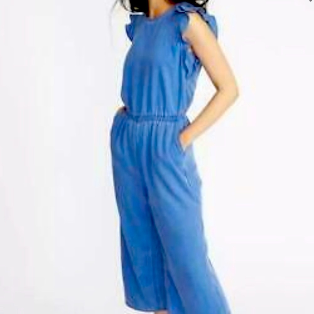 Chambray jumpsuit